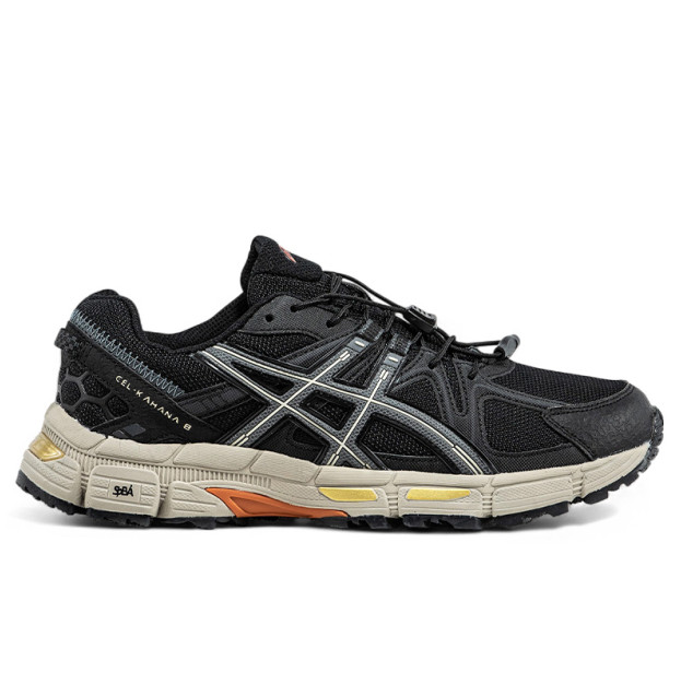 Asics Gel Kahana 8 Gore-Tex Cordura Black Beige Orange Winter Termo