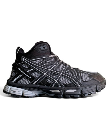 Asics Gel Kahana 8 High Black Grey White С МЕХОМ
